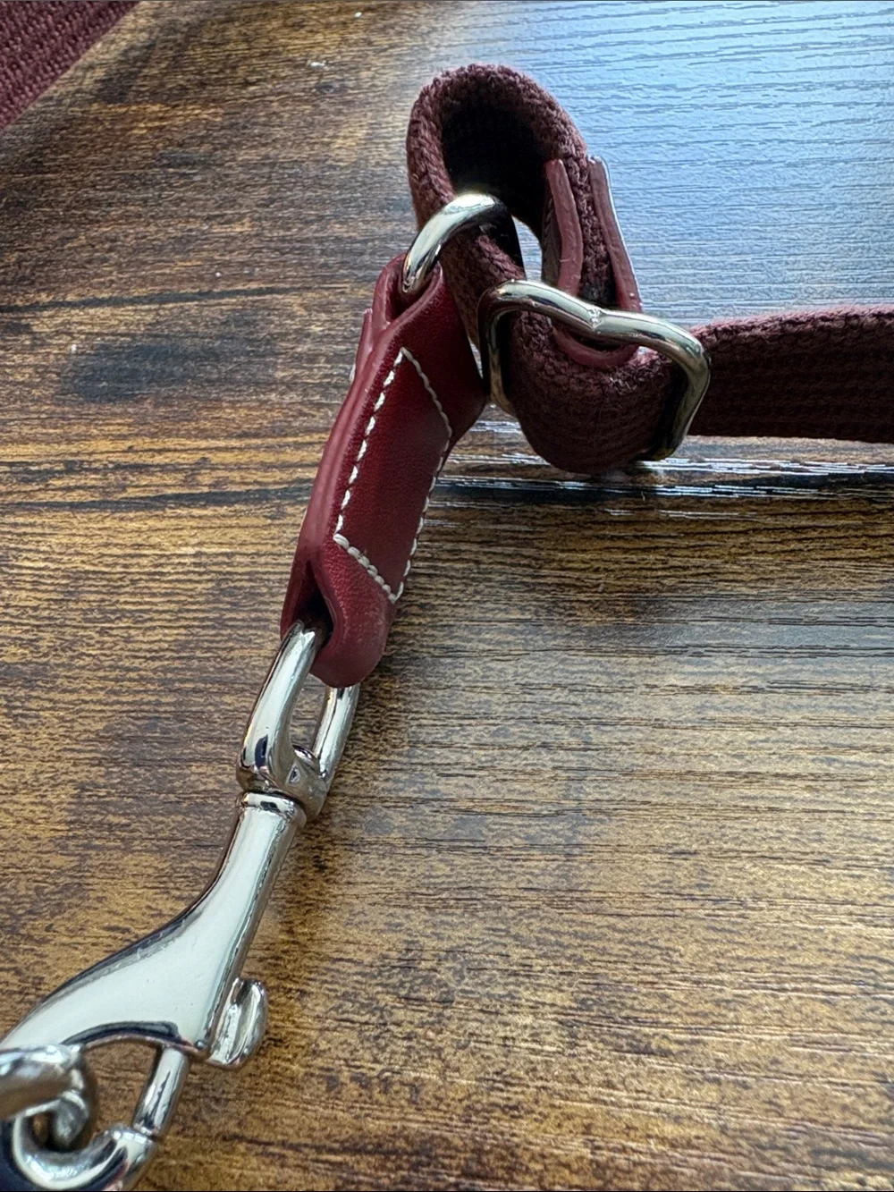 Coach Suede Crossbody Bag - Burgundy